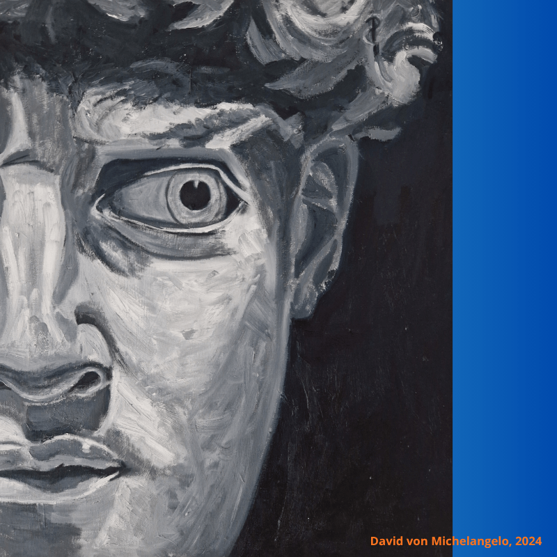 David von Michelangelo Petra Stelzmüller oil painting details