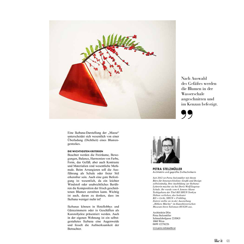 like-it magazin petra stelzmueller ikebana wien blumen artikel blog stories