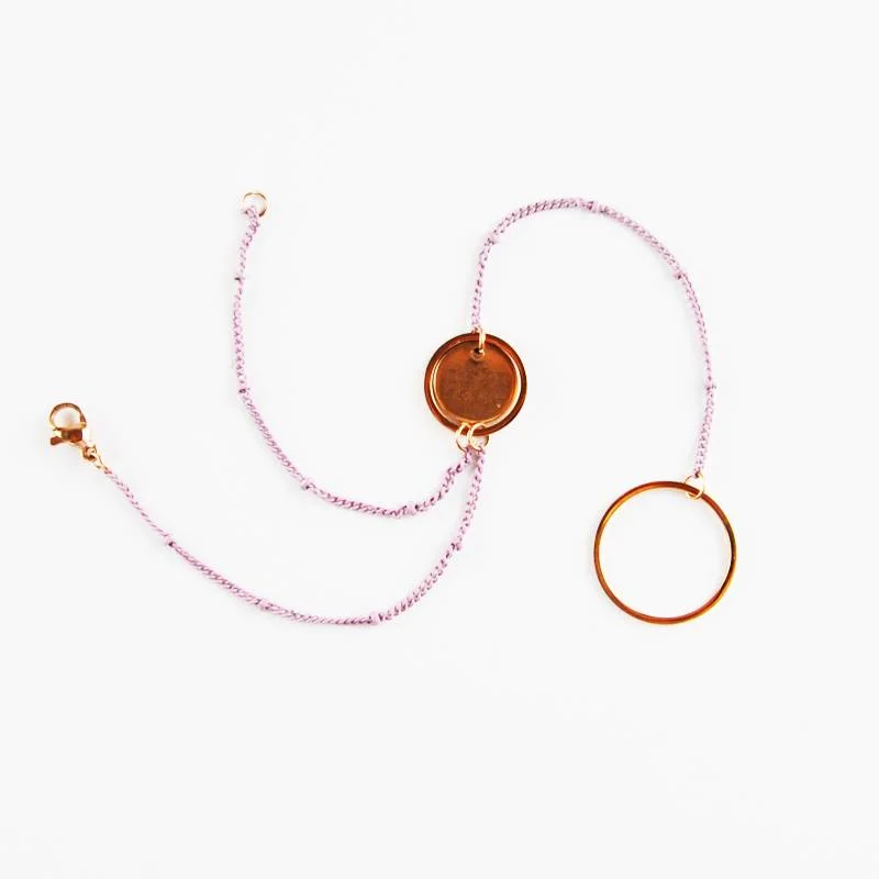 petra stelzmueller bracelet chain gold rose hiphop slave design