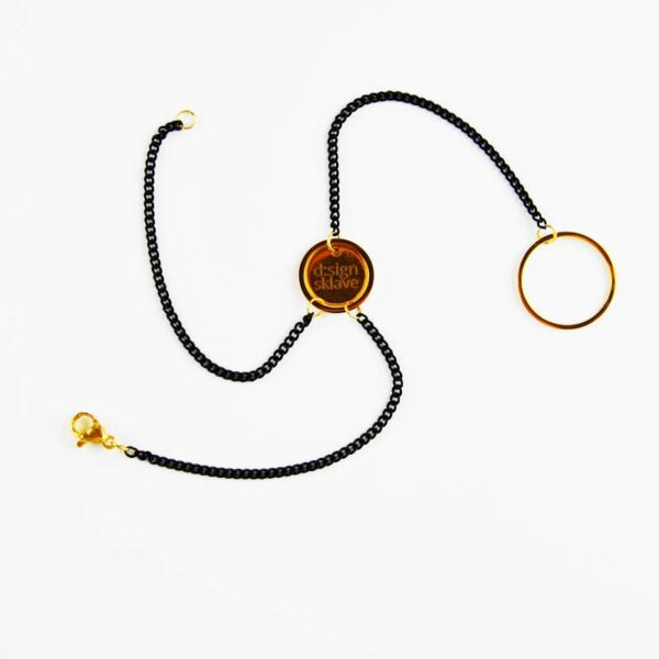 petra stelzmueller armband ketten gold rose hiphop sklave design