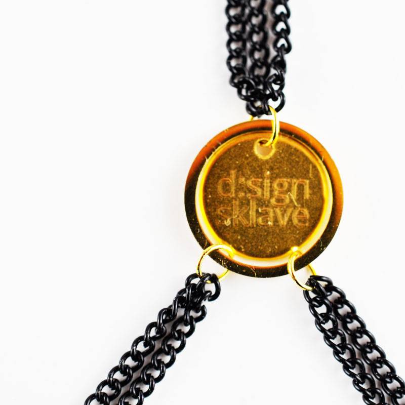 petra stelzmueller bracelet chain gold rose hiphop slave design