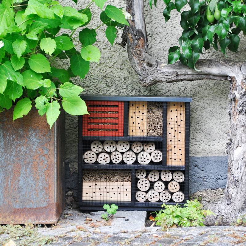 Insecthotel small Petra Stelzmueller modern different design filling