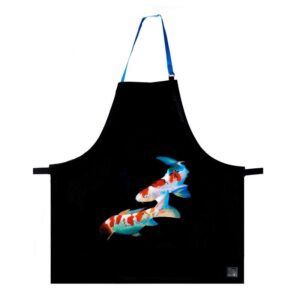 koi apron animal motive petra stelzmueller