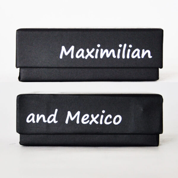 MÆX bag tasche mexiko design Verpackung schwarzer Karton mit Aufschrift - Petra Stelzmueller
