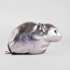 Lederhase Geschenk Kissen