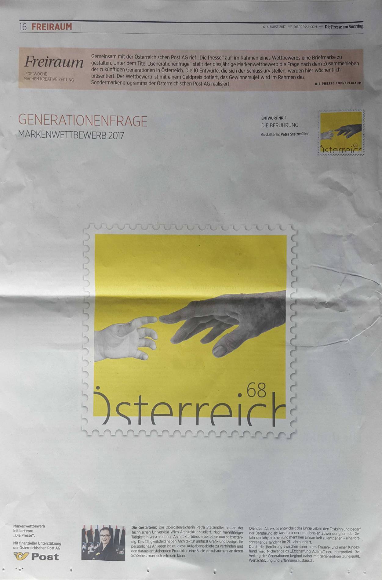 Design Briefmarke Österreich