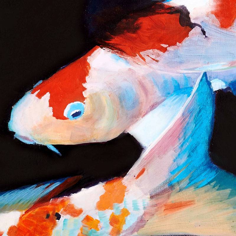 Koi Fische malen