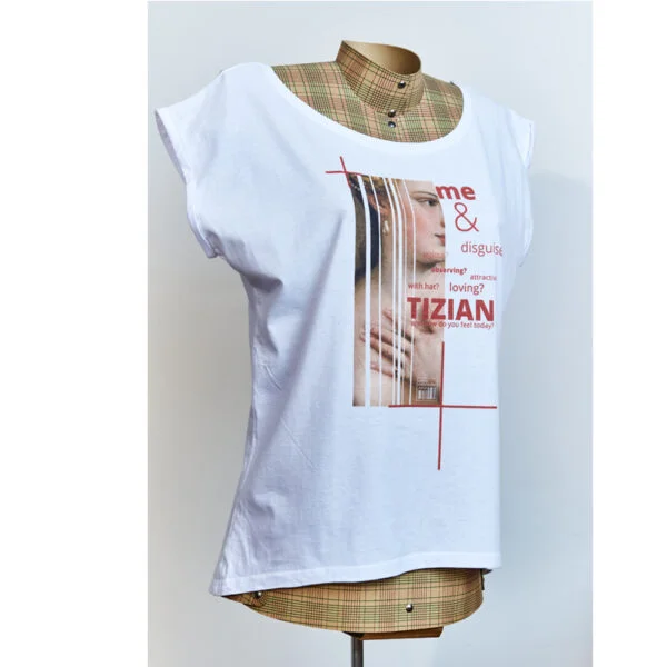 Tizian shirt petra stelzmueller frau in der gesellschaft