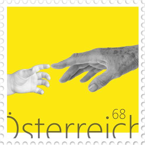 Design Briefmarke Österreich
